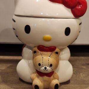 Hello Kitty Ceramic Cookie Jar